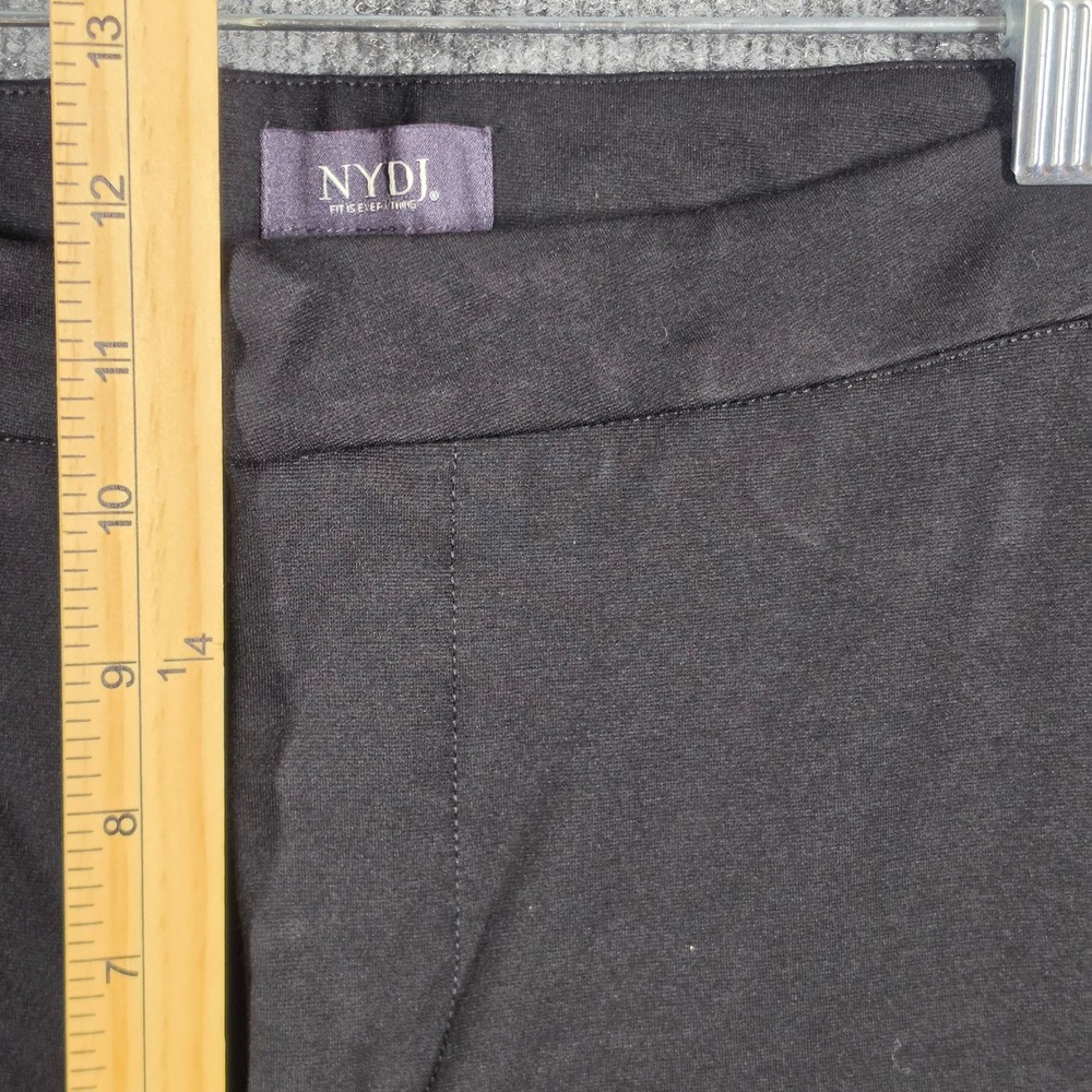NYDJ Ponte Knit Trousers Womens 16 Black Lift‎ Tuck Slim Workwear M11Z2020 - Picture 8 of 9